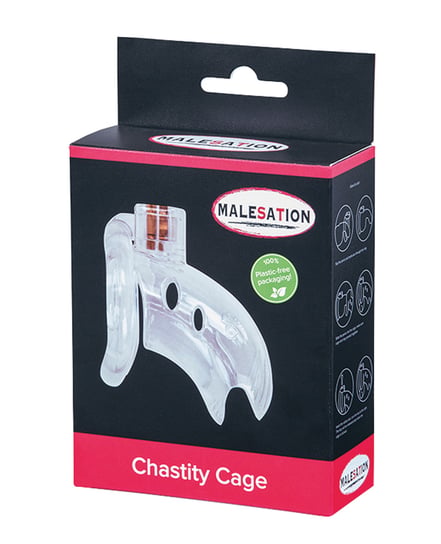 MALESATION Chastity Cage – Clear by Malesation product image