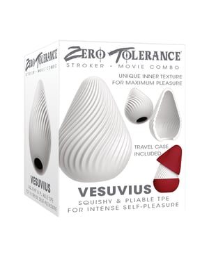 Zero Tolerance Vesuvias Stroker – White by Zero Tolerance product image