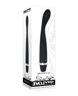 Evolved Skinny G Silicone G Spot Vibrator – Black by Evolved product image
