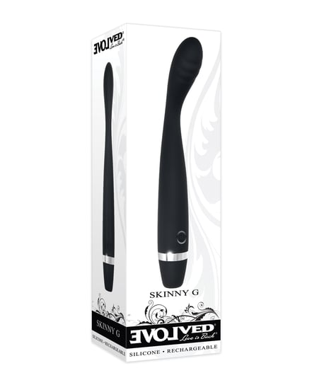 Evolved Skinny G Silicone G Spot Vibrator – Black by Evolved product image