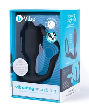 b-Vibe Vibrating Snug & Tug Medium – Black by b-vibe product image