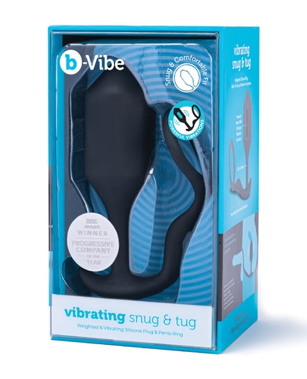 b-Vibe Vibrating Snug & Tug XL – Black by b-vibe product image