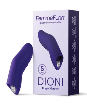 Femme Funn Dioni Wearable Finger Vibe – Small Dark Purple by Femme Funn product image
