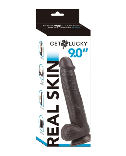 Get Lucky 9.0″ Real Skin Series – Dark Brown by Get Lucky product image