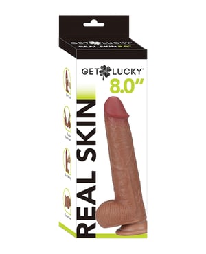 Get Lucky 8.0″ Real Skin Series – Light Brown by Get Lucky product image