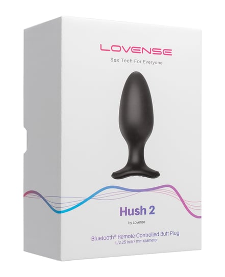 Lovense Hush 2 2.25″ Butt Plug – Black by Lovense product image