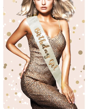 Birthday Girl Sash – Rose Gold by OMG International product image