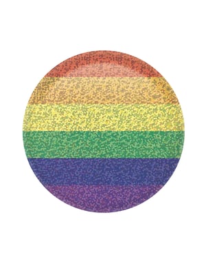 Rainbow Button by Beistle product image