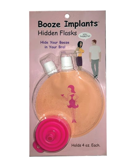 Booze Implants Hidden Flask – 4 oz Each by Kheper product image