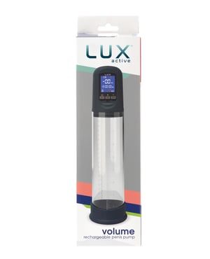 Lux Active Volume Rechargeable Penis Pump – Black by Lux Active product image