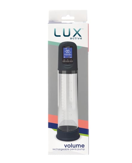 Lux Active Volume Rechargeable Penis Pump – Black by Lux Active product image