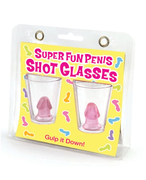 Super Fun Penis Shot Glasses – Set of 2 by Candy Prints product image