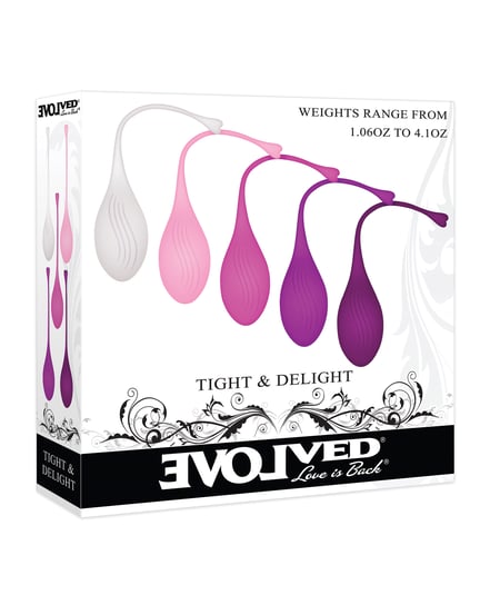 Evolved Tight & Delight 5 pc Weighted Kegel Ball Set – Assorted Colors by Evolved product image