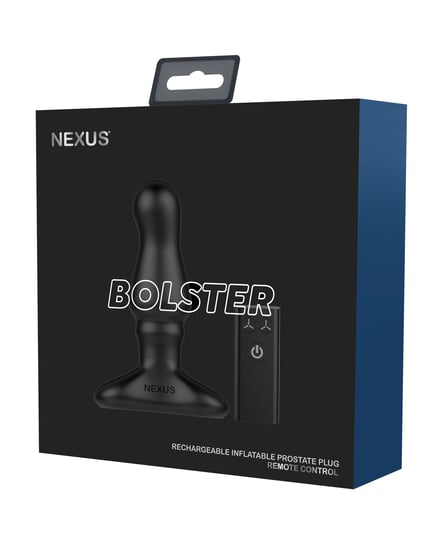 Nexus Bolster Butt Plug w/Inflatable Tip – Black by Nexus product image