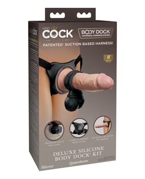 King Cock Elite Deluxe Silicone Body Dock Kit by King Cock Elite product image