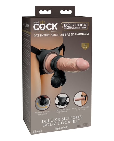 King Cock Elite Deluxe Silicone Body Dock Kit by King Cock Elite product image