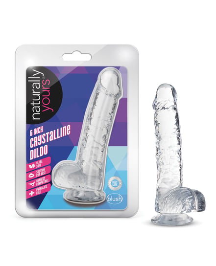 Blush Naturally Yours 6″ Crystalline Dildo – Diamond by Naturally Yours product image