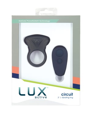 Lux Active Circuit Vibrating Ring – Dark Blue by Lux Active product image