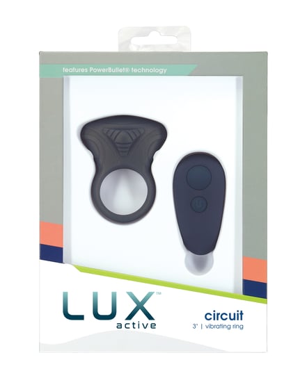 Lux Active Circuit Vibrating Ring – Dark Blue by Lux Active product image