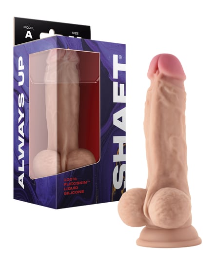 Shaft Model A Flexskin Liquid Silicone 7.5″ Dong w/Balls – Pine by Shaft product image
