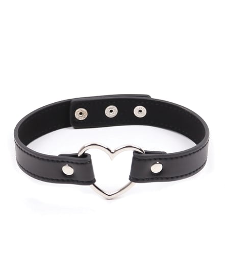 Plesur PVC Heart Connector Choker – Black by Plesur product image
