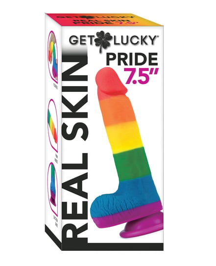 Get Lucky 7.5″ Real Skin Series Pride – Rainbow by Get Lucky product image