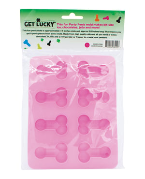 Get Lucky Penis Party Chocolate/Ice Tray – Pink by Get Lucky product image