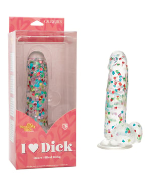 Naughty Bits I Love Dick Heart Filled Dong – Multicolor by Naughty Bits product image