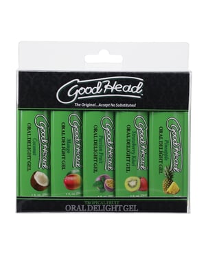 GoodHead Tropical Fruits Oral Delight Gel – Asst. Flavors Pack of 5 by GoodHead product image