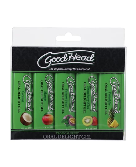 GoodHead Tropical Fruits Oral Delight Gel – Asst. Flavors Pack of 5 by GoodHead product image