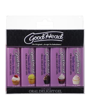 GoodHead Cupcake Oral Delight Gel – Asst. Flavors Pack of 5 by GoodHead product image