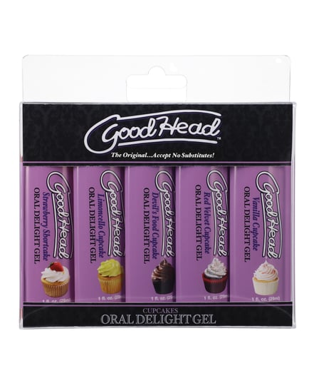 GoodHead Cupcake Oral Delight Gel – Asst. Flavors Pack of 5 by GoodHead product image