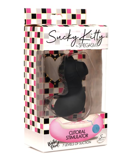 Inmi Shegasm Sucky Kitty Clitoral Stimulator – Black by Inmi product image