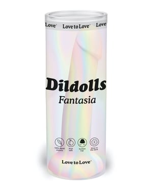Love to Love Curved Suction Cup Dildolls Fantasia – Asst Colors by Love to Love product image