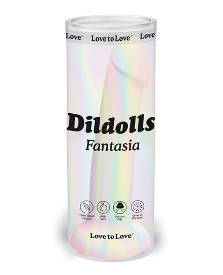 Love to Love Curved Suction Cup Dildolls Fantasia – Asst Colors by Love to Love product image