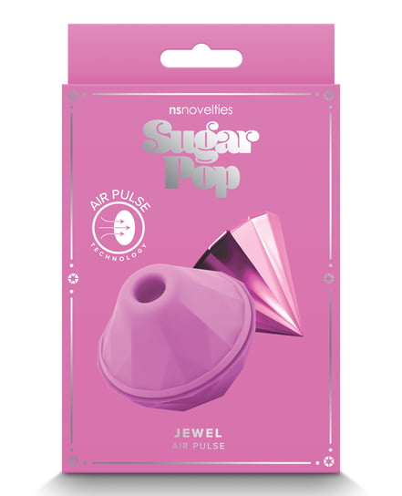 Sugar Pop Jewel Air Pulse Vibrator – Pink by Sugar Pop product image