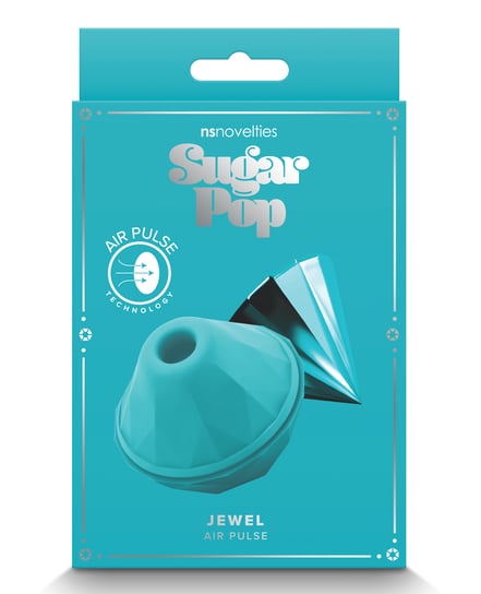 Sugar Pop Jewel Air Pulse Vibrator – Teal by Sugar Pop product image