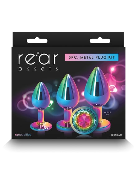 Rear Assets Rainbow Gem Anal Trainer Kit – Multi Color by Rear Assets product image