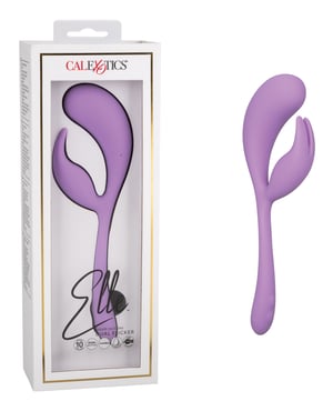 Elle Liquid Silicone Dual Flicker – Purple by Elle product image