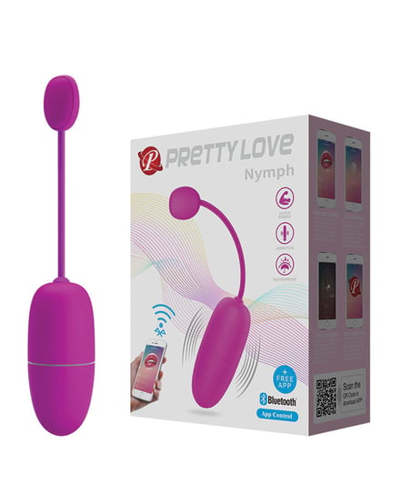 Pretty Love Nymph App-Enabled Vibrating Egg – Fuchsia by Pretty Love product image