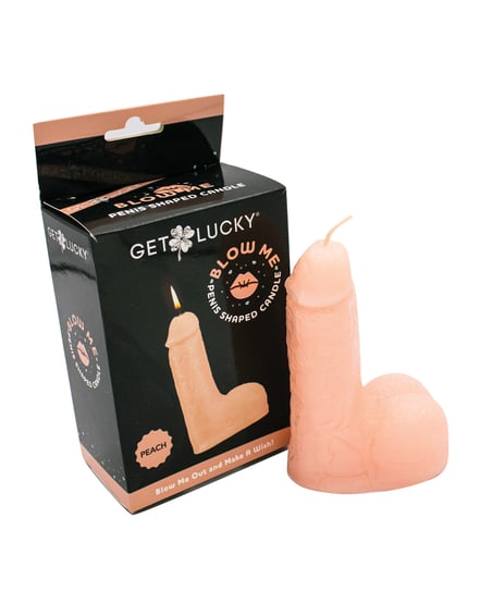 Get Lucky 5″ Blow Me Penis Candle – Peach by Get Lucky product image