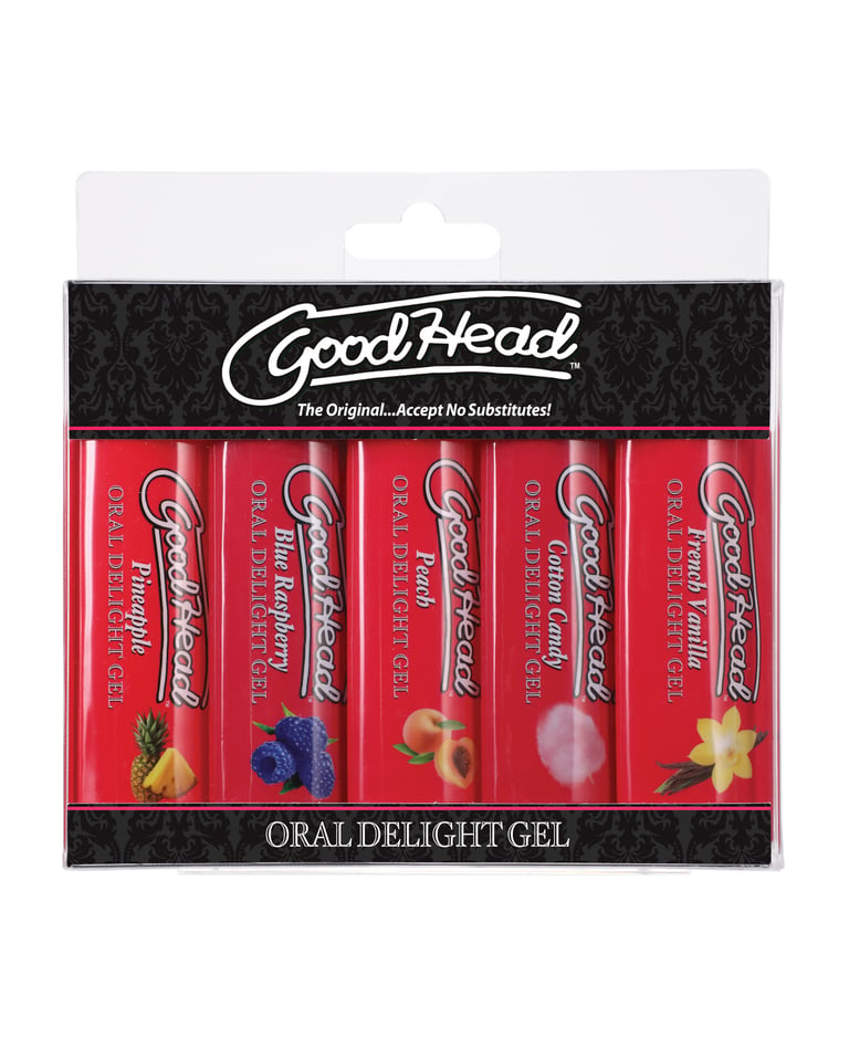 GoodHead Oral Delight Gel – 1 oz Asst. Flavors Pack of 5 by GoodHead product image