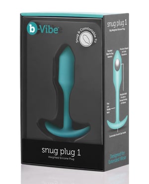 b-Vibe Weighted Snug Plug 1 – 55 g Mint by b-vibe product image