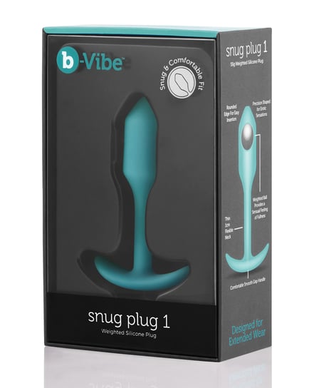 b-Vibe Weighted Snug Plug 1 – 55 g Mint by b-vibe product image