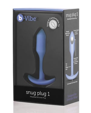 b-Vibe Weighted Snug Plug 1 – 55 g Violet by b-vibe product image