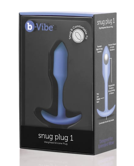 b-Vibe Weighted Snug Plug 1 – 55 g Violet by b-vibe product image