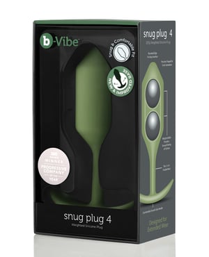 b-Vibe Weighted Snug Plug 4 – 256 g Army by b-vibe product image