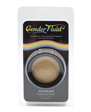 Gender Fluid Squeezer Tension Ring – Black by Gender Fluid product image