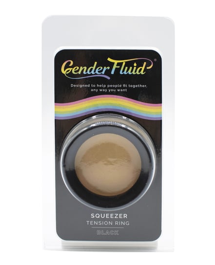 Gender Fluid Squeezer Tension Ring – Black by Gender Fluid product image