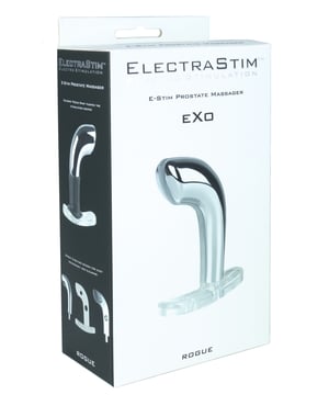 ElectraStim Exo Rogue Prostate Massager – Silver by ElectraStim product image